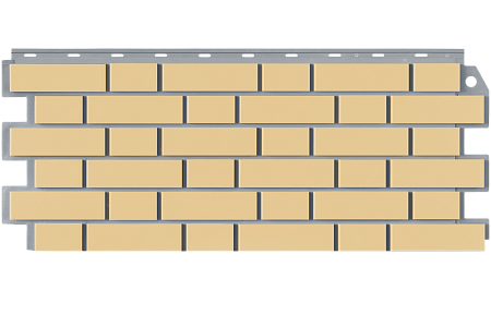 Фасадные панели "Дачный" Кирпич клинкерный Желтый